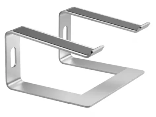 Notebook Riser Gembird NBS-D1-01, up to 15.6'', Aluminum, Silicone pad, up to 5kg, Silver