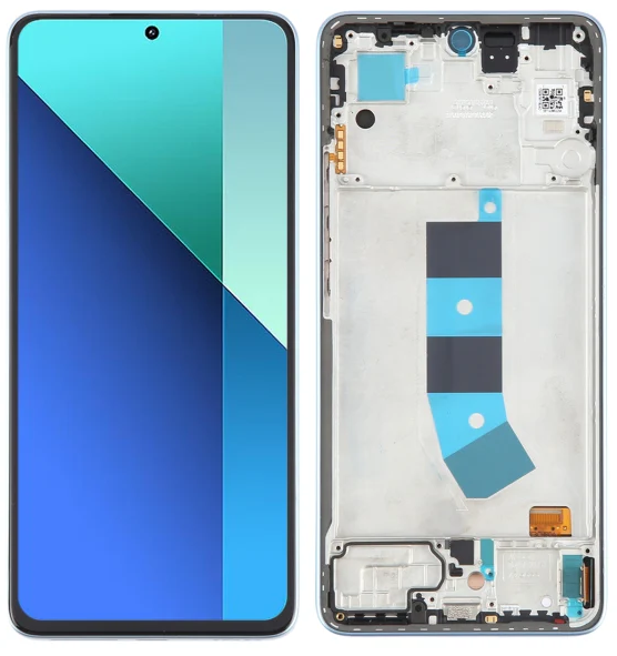 LCD XIAOMI REDMI NOTE 13 (4G) BLUE WITH FRAME ORIGINAL (SERVICE PACK)
