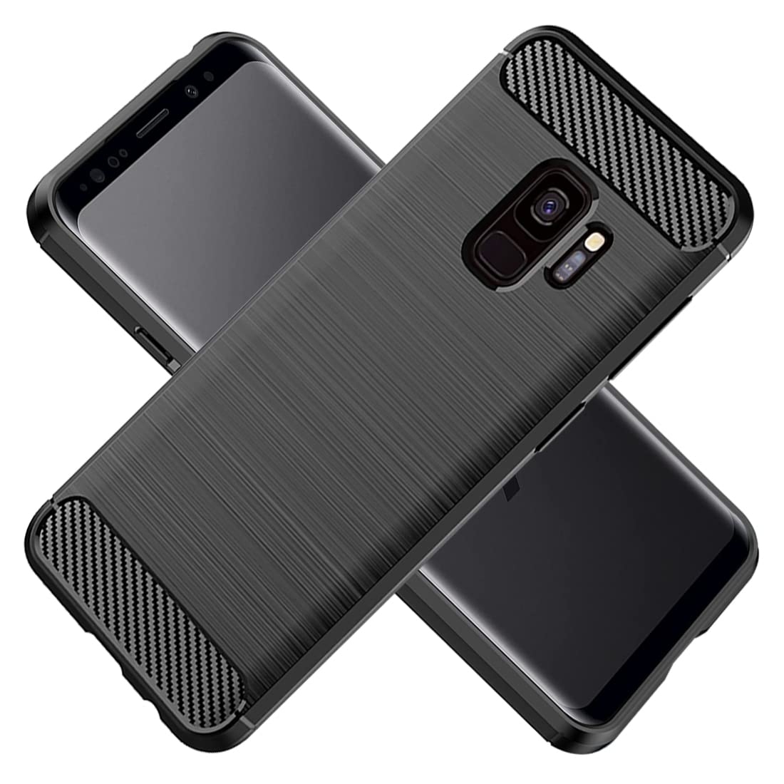 Накладка Carbon Protect Case SAMSUNG S9 /G960F (Черный)