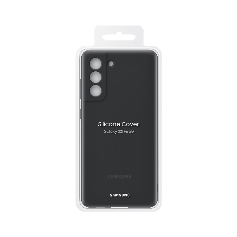 Накладка Full Silicone Case SAMSUNG S21 FE (03 / Black)