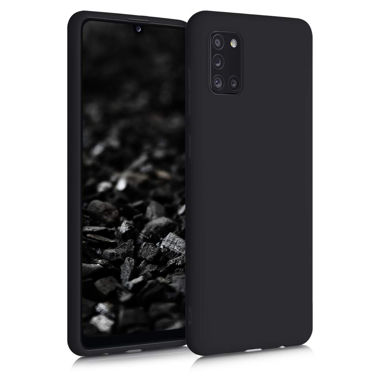 Накладка Full Silicone Case SAMSUNG A31 (03 / Black)
