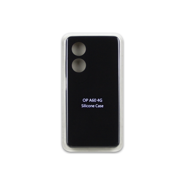 Накладка Full Silicone Case OPPO A60 4G (03 / Black)