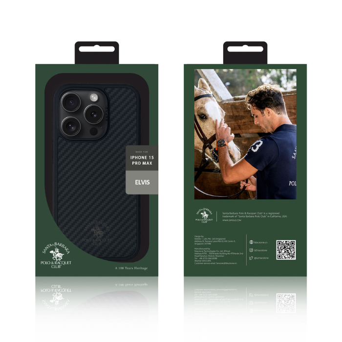 Накладка Polo Elvis MagSafe iPhone 15 Pro (Black)