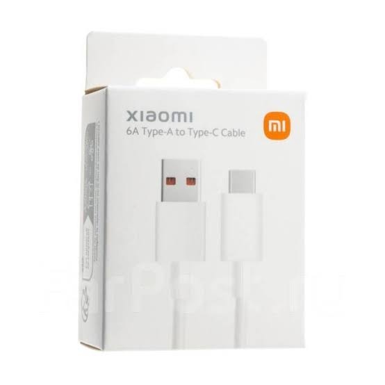 Cablu Xiaomi USB-A to USB-C / 120W / 6A / 1M / White