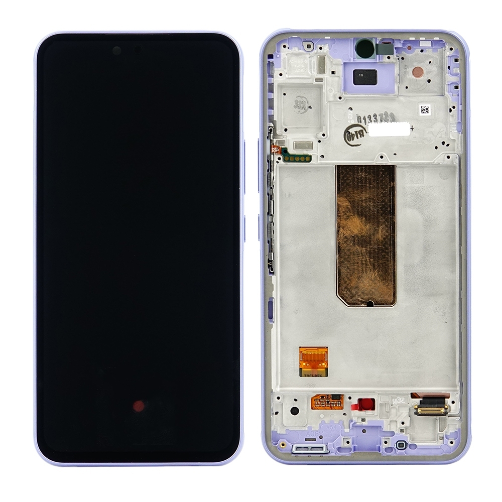 LCD SAMSUNG A34 (5G) / A346 LIGHT VIOLET WITH FRAME ORIGINAL (SERVICE PACK)