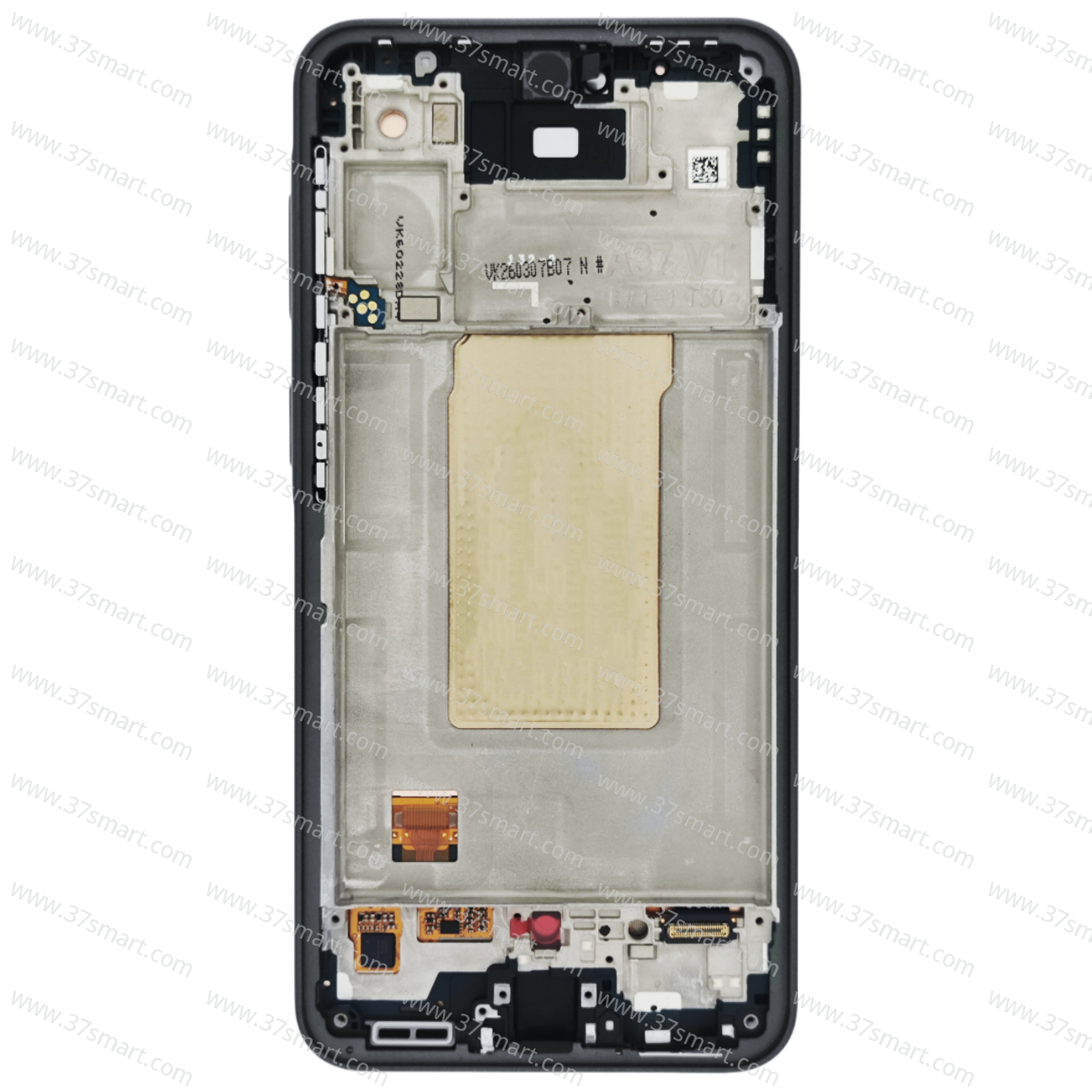 LCD SAMSUNG A37 / A376 VIOLET WITH FRAME ORIGINAL (SERVICE PACK)