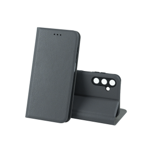 Чехол-книжка LEATHER Case XIAOMI Redmi Note 10 Pro /Note 10 Pro Max (Серый)