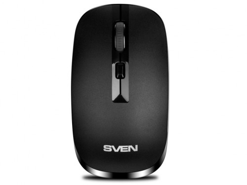 Wireless Mouse SVEN RX-260W, Optical, 800-1600 dpi, 4 buttons, Ambidextrous, Black