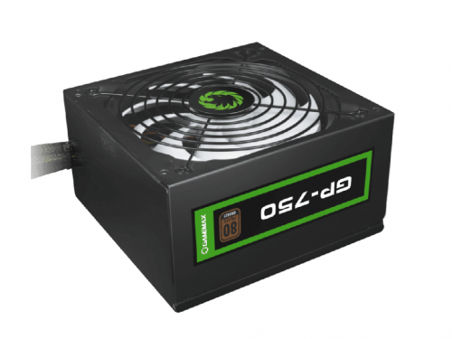'Power Supply ATX 750W GAMEMAX GP-750, 80+ Bronze, Active PFC, 140mm Ultra Silent Fan.