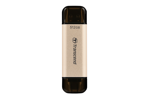 256GB USB3.1/Type-C Flash Drive  Transcend 'JetFlash 930C', Gold, Classic Cap, OTG (R/W:420/400MB/s)