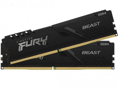 64GB DDR4-3200MHz Kingston FURY Beast (Kit of 2x32GB) (KF432C16BBK2/64), CL16-20-20, 1.35V