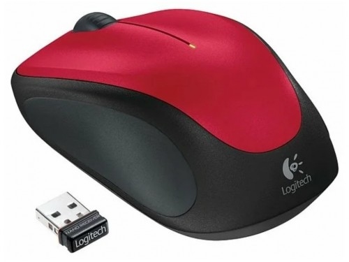 Mouse Logitech M235 , Wireless, Nano-receiver, Red