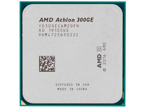 APU AMD Athlon 300GE (3.4GHz, 2C/4T, L2 1MB, L3 4MB, 14nm, Vega 3 Graphics, 35W), Socket AM4