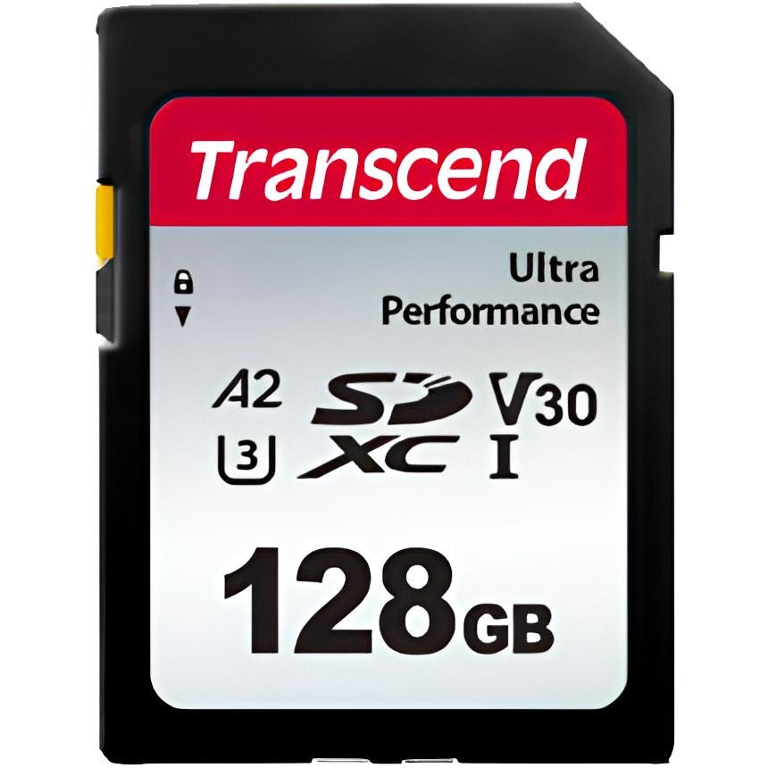 128GB SDXC Card (Class 10)  UHS-I, U3, Transcend 340S  'TS128GSDC340S' (R/W:160/90MB/s)