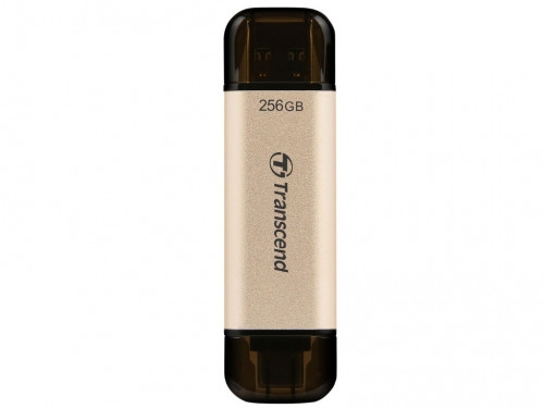 512GB USB3.1/Type-C Flash Drive  Transcend 'JetFlash 930C', Gold, Classic Cap, OTG (R/W:420/400MB/s)