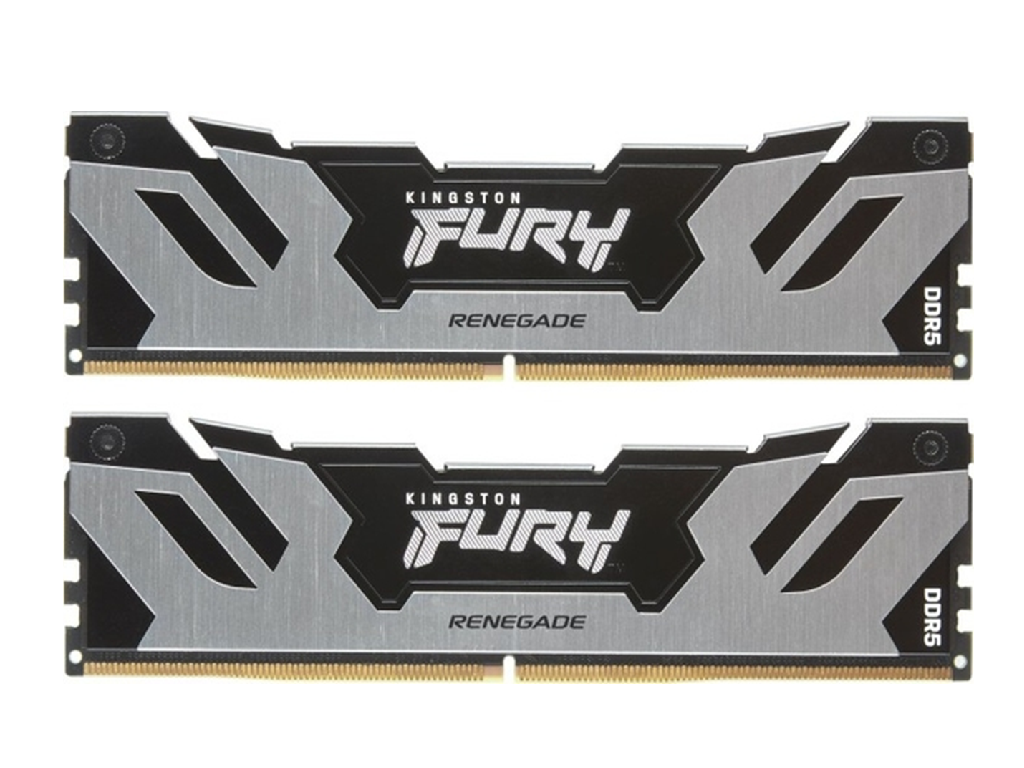 '32GB DDR5-6400MHz  Kingston FURY Renegade (Kit of 2x16GB) (KF564C32RSK2-32), CL32-39, 1.4V, Silver
