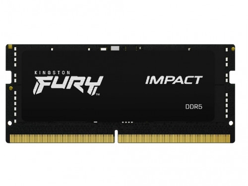 8GB DDR5-4800MHz SODIMM Kingston FURY Impact (KF548S38IB-8), CL38, 1.1V, Intel XMP 3.0, Black