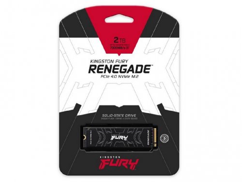 '.M.2 NVMe SSD 2.0TB Kingston FURY Renegade [PCIe 4.0 x4, R/W:7300/7000MB/s, 1000K/1000K IOPS, 3DTLC