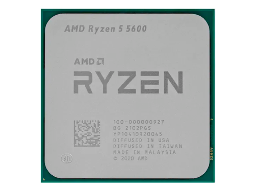 CPU AMD Ryzen 5 5600  (3.5-4.4GHz, 6C/12T, L2 3MB, L3 32MB, 7nm, 65W), Socket AM4
