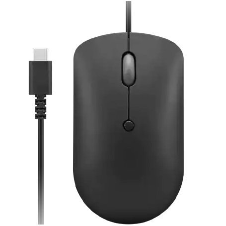 Lenovo 400 USB-C Compact Wired Mouse (GY51D20875)