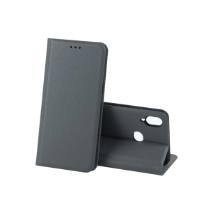 Чехол-книжка LEATHER Case SAMSUNG A10S / M01S (Серый)