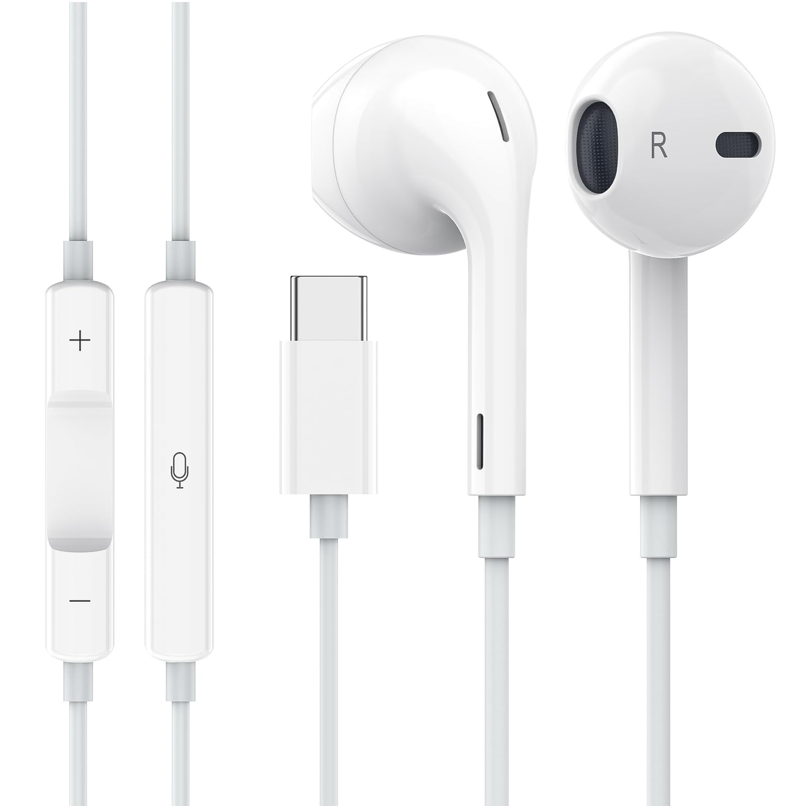 Наушники Apple EarPods USB-C Copy (Белый)