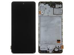 LCD SAMSUNG M31S / M317 BLACK WITH FRAME ORIGINAL (SERVICE PACK)