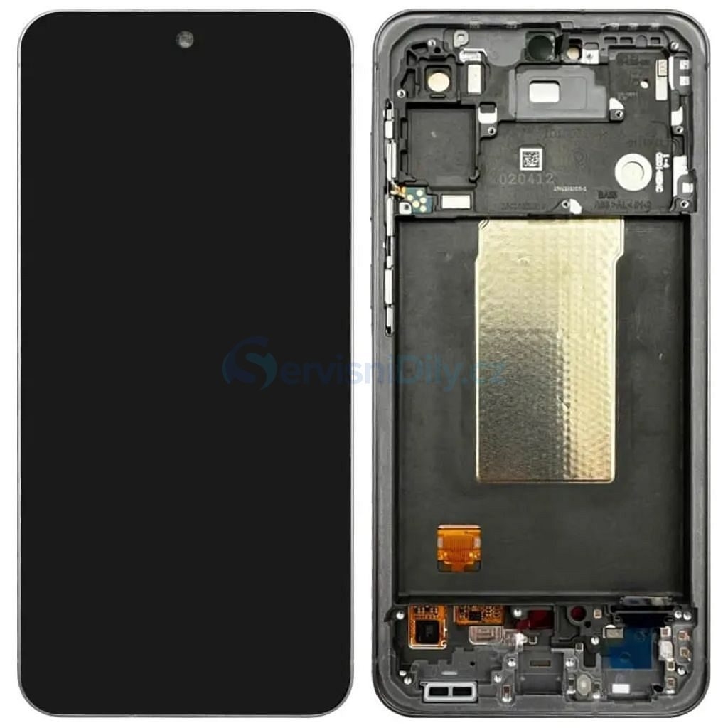 LCD SAMSUNG A56 / A566 5G BLACK WITH FRAME ORIGINAL (SERVICE PACK)