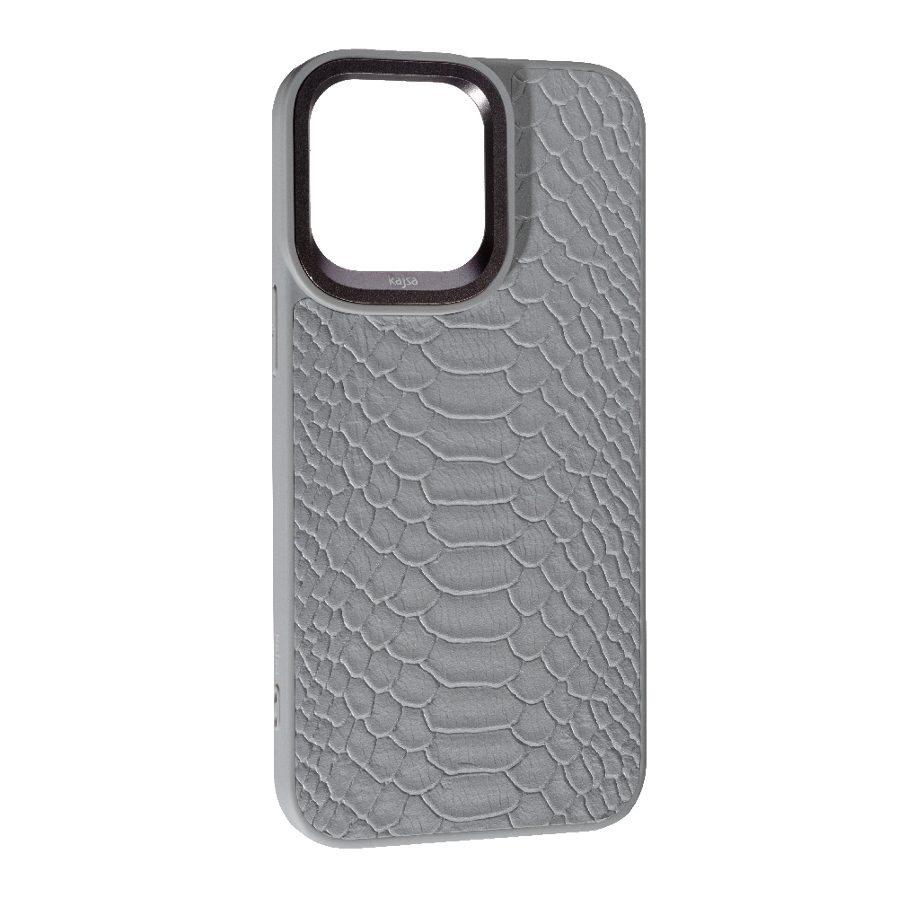 Накладка Kajsa Leather Case Snake . Iphone 15