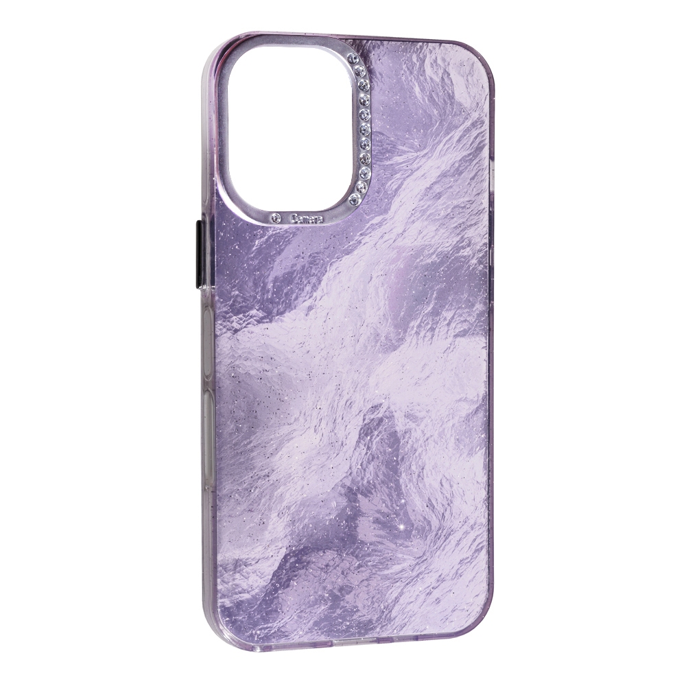 Накладка Marble Style New Iphone 15 , Violet