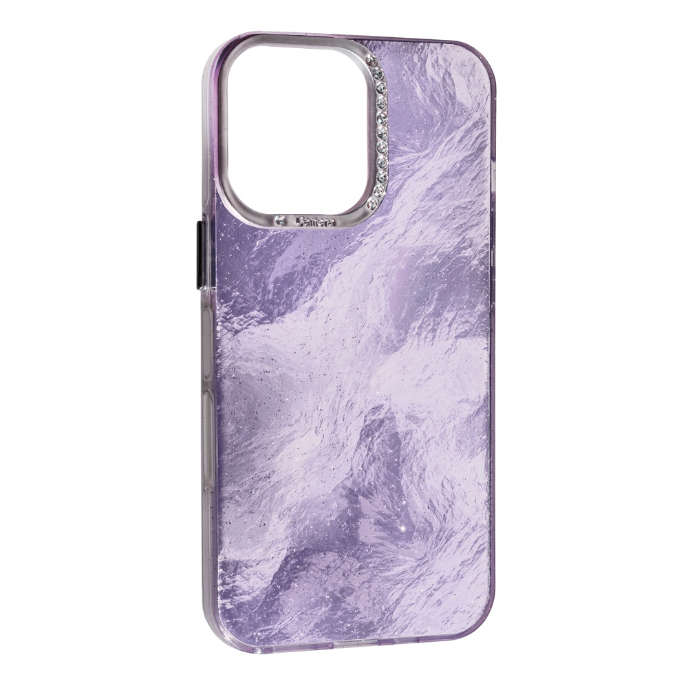 Накладка Marble Style New Iphone 15 Pro Max , Violet