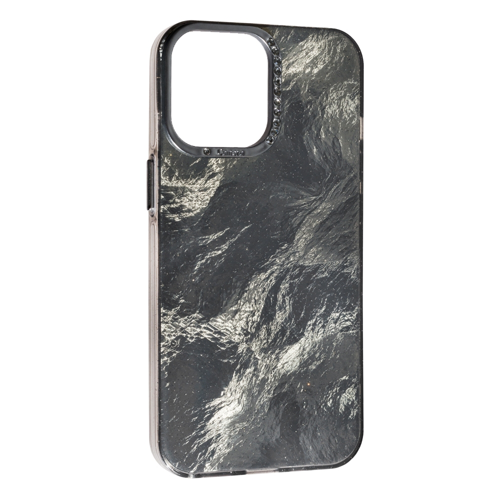 Накладка Marble Style New Iphone 16 Pro , Black