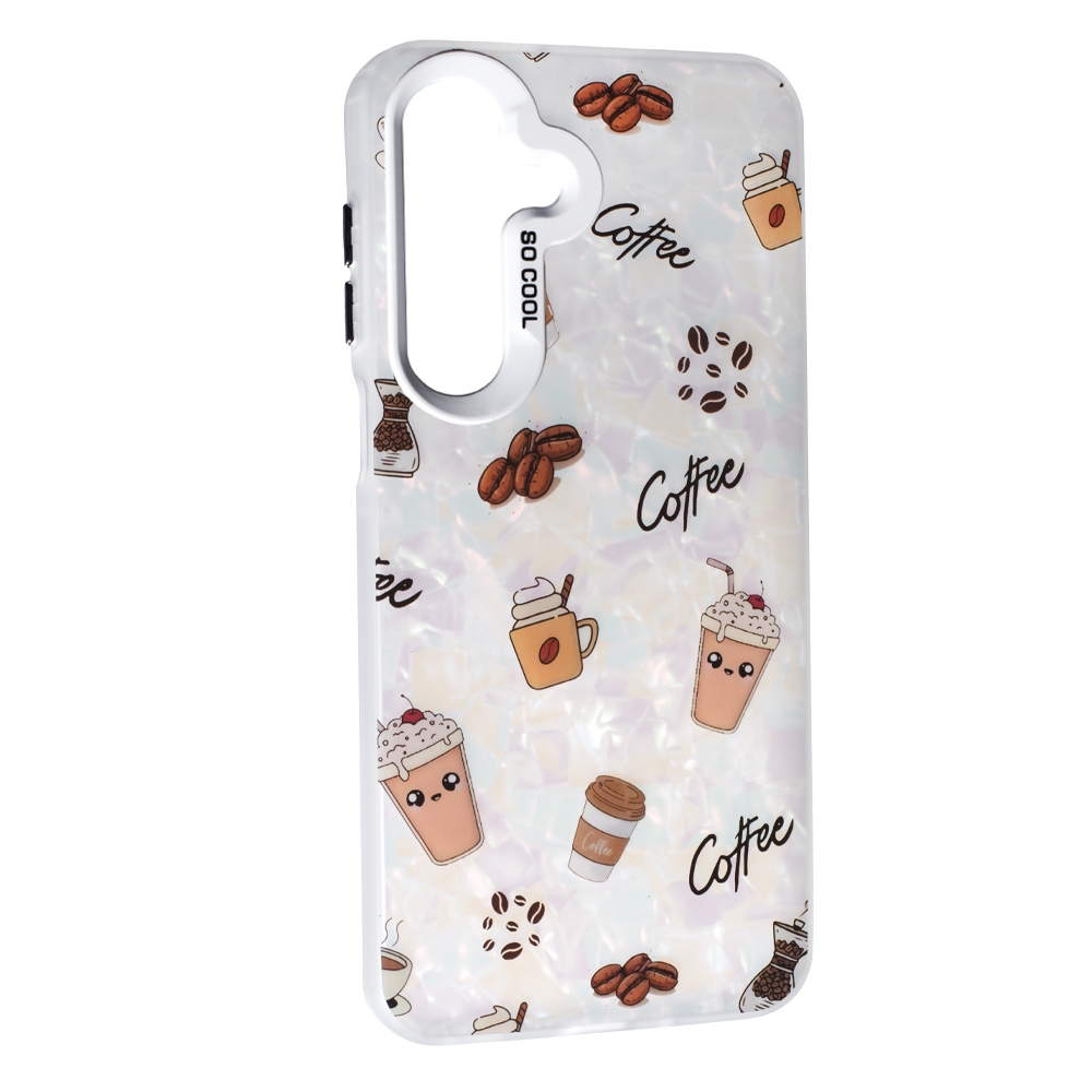 Накладка Soft Milky Samsung A17 , Coffee