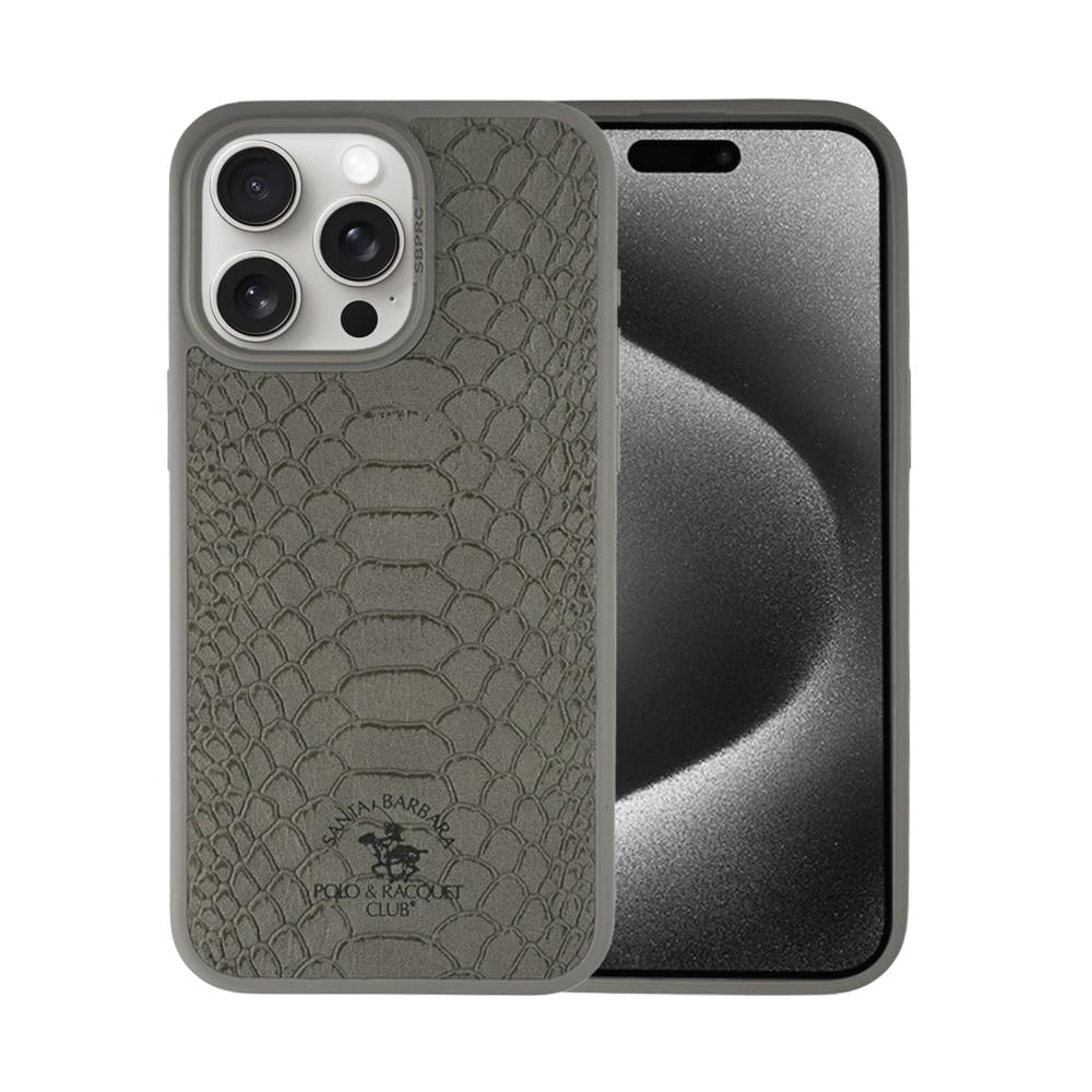 Polo Knight Case iPhone 15 Pro Max (Gray )