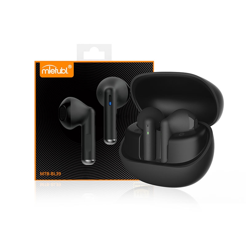 Mietubl TWS MTB-BL39 ENCcall noise cancellation, IPX4 splash-proof Black
