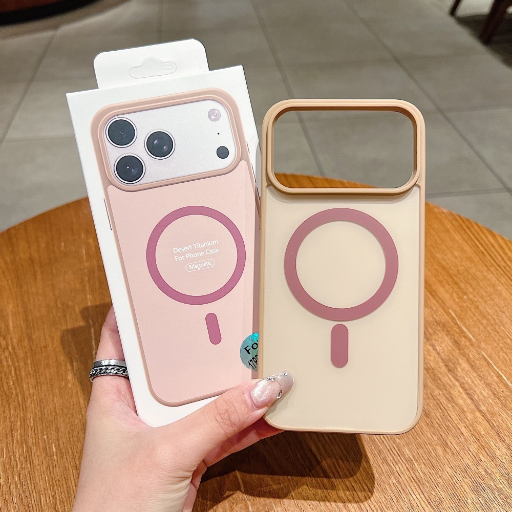 Husa iPhone 13 / 14 (Desert Titanium) Tpu Acrylic Magsafe