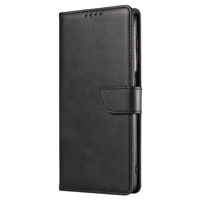 Samsung A07 Carte Lambskin Texture (Black)