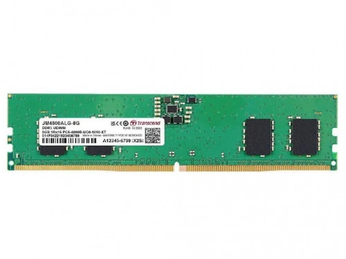 8GB DDR5-4800MHz  Transcend JetRam, PC5-38400U, 1Rx16, CL40, 1.1V, on-die ECC