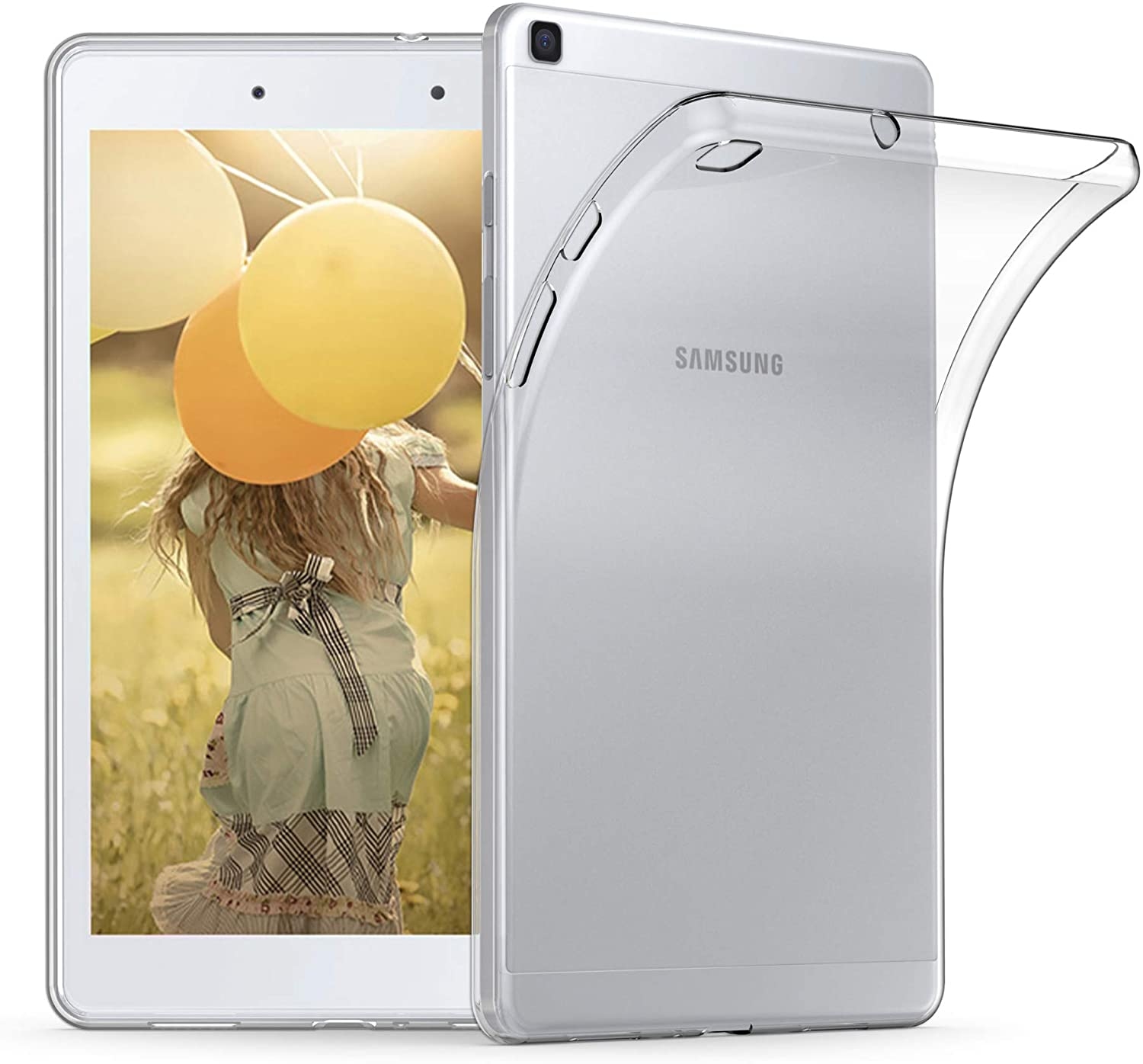 Чехол Silicone Clear для Samsung Tab A 8.4 (2020) (Прозрачный)