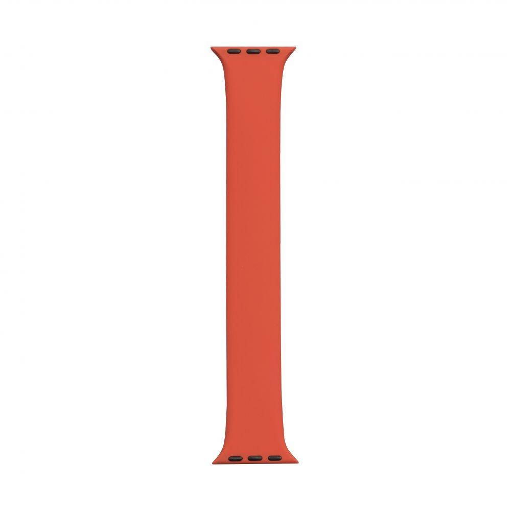 Ремешок для Apple Watch Band Silicone Mono Size 42/44/45/49 mm M (Оранжевый)