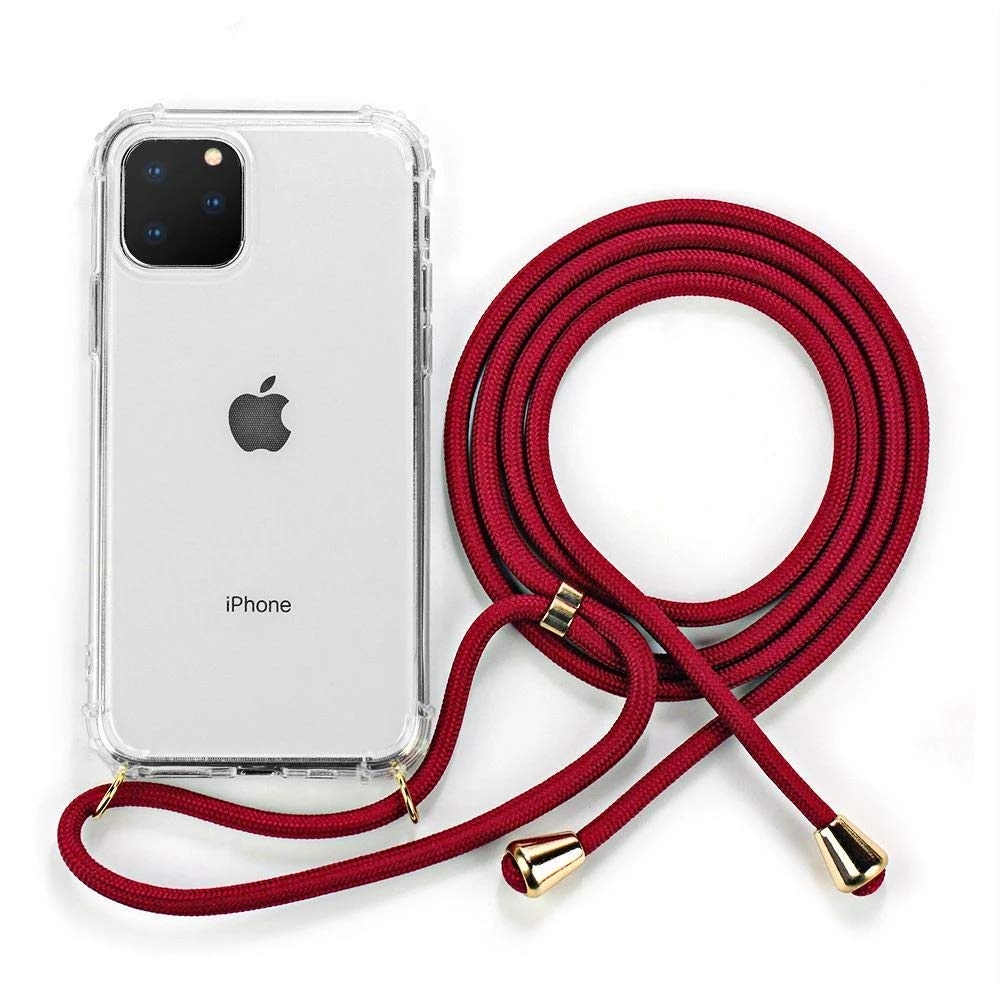 Чехол Crystal Cord для iPhone Xs Max (Красный)