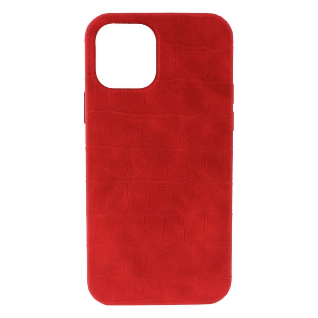 Чехол Leather Croc Case для iPhone 11 Pro Max (Red)