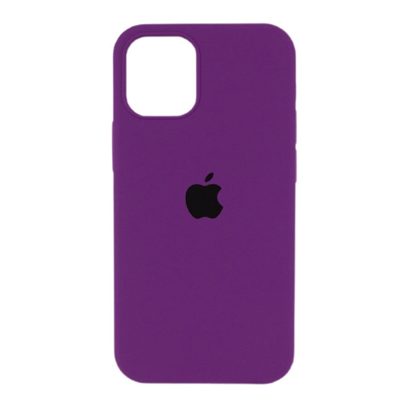 Чехол Silicone Case Full Size (AA) для iPhone 12 Pro Max (34.Purple)