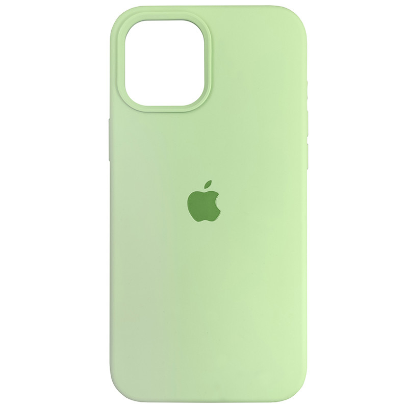 Чехол Silicone Case Full Size (AA) для iPhone 12/12 Pro (01.Mint)