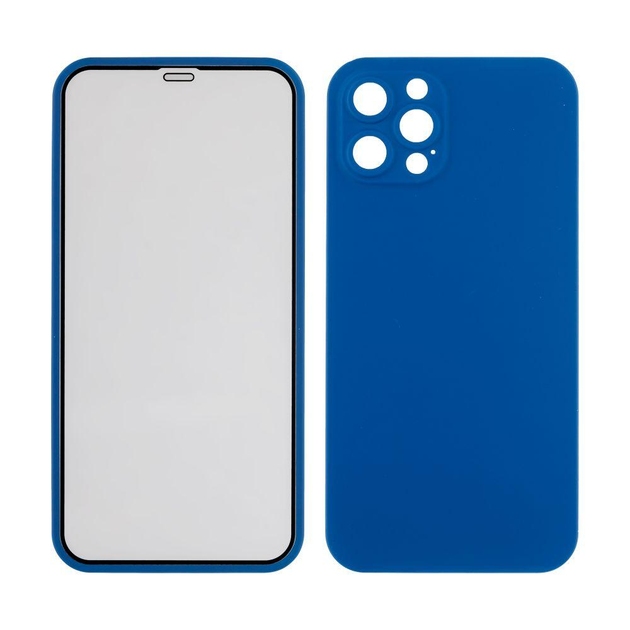 Чехол Double Sided для iPhone 12 (Blue)