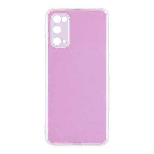 Чехол Frame Clear Color для Samsung Galaxy S20 Ultra (Purple)