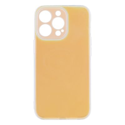 Чехол Frame Clear Color для iPhone 13 Pro Copy (Gold)
