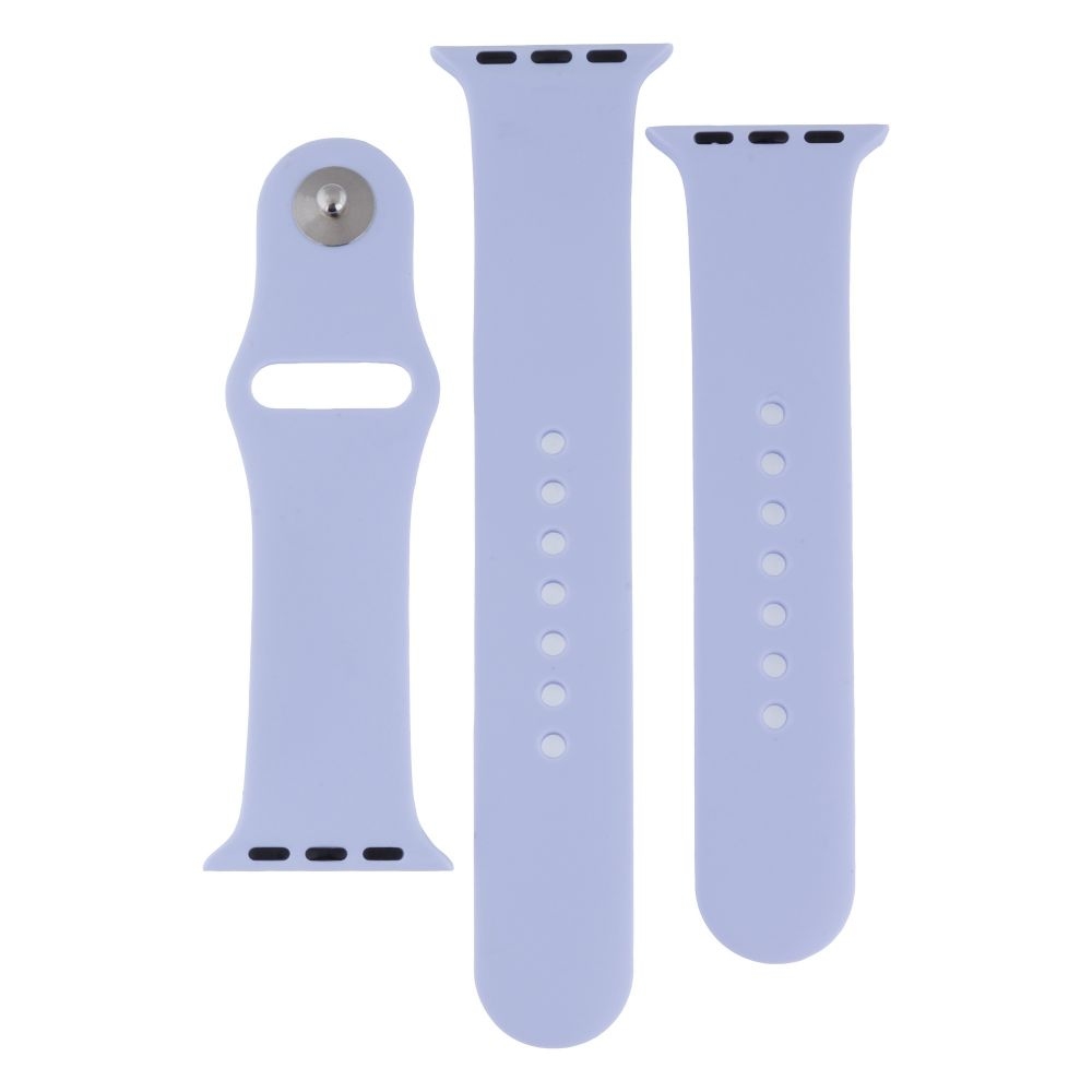 Ремешок для Apple Watch Band Silicone Two-Piece 38/40/41 mm (39, Elegant purple)