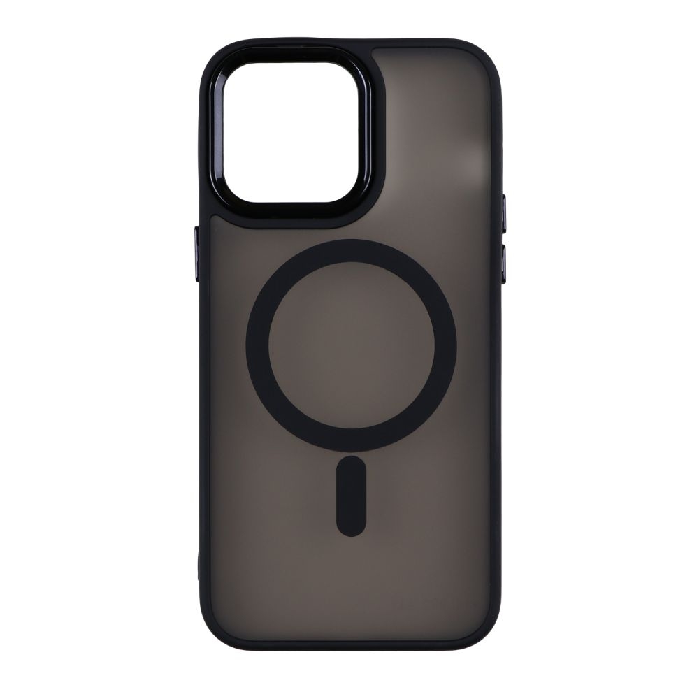Чехол TPU+PC Space Magnetic Color with Magsafe для iPhone 13 Pro Max (Black)