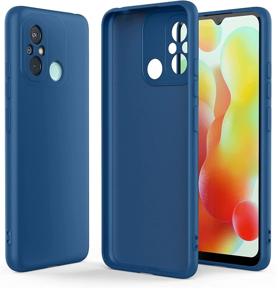 Чехол Silicone Cover Full Camera (A) для Xiaomi Redmi 12C (08.Dark Blue)